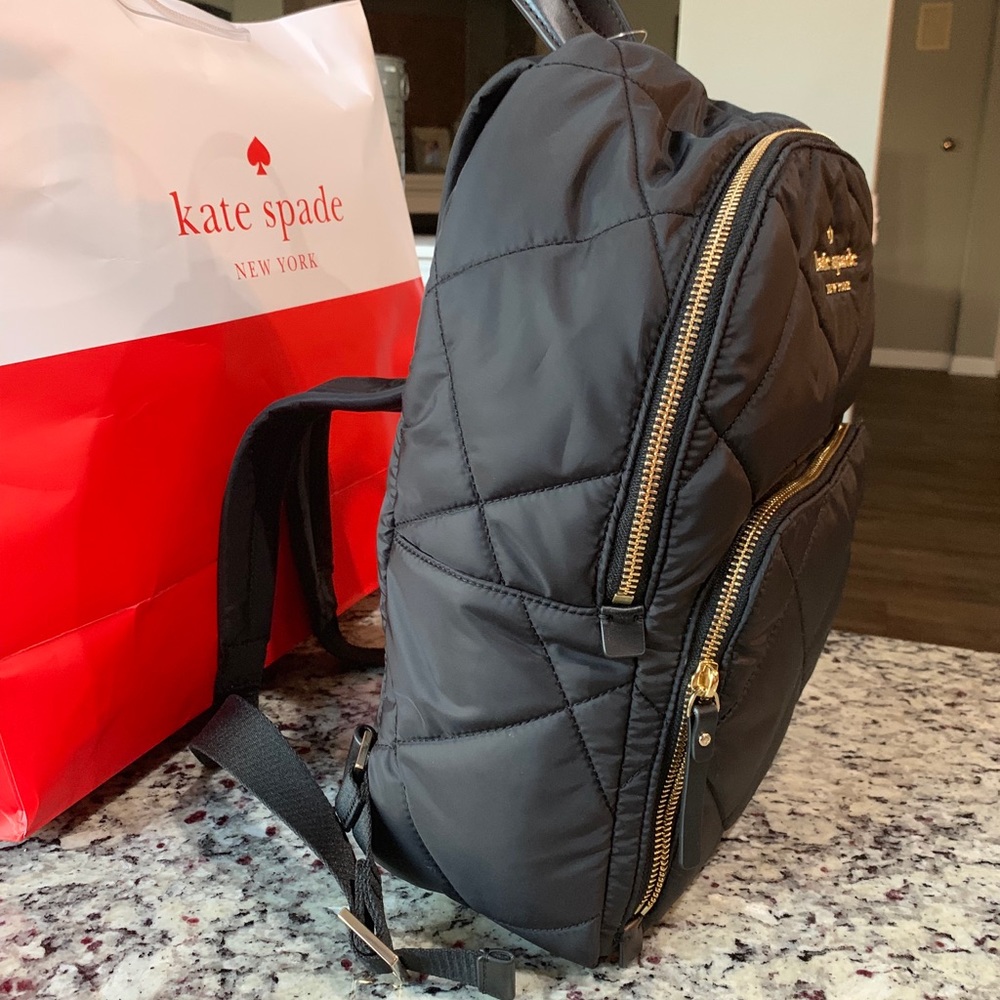 NWT Authentic LAST ONE Kate Spade Quilted Backpack - Picture 2 of 8